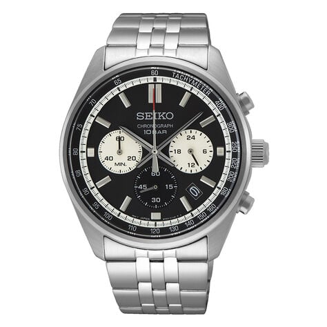 Montre Seiko Sport Bicolore Blanc / Noir - Montres &eacute;tanches Homme | Marc Orian