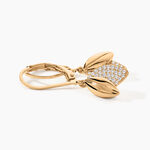 Boucles D'oreilles Pendantes Plaqu&eacute; Or Jaune Simao Oxydes De Zirconium - Pendantes Femme | Marc Orian