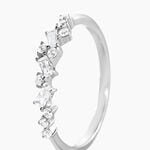 Bague Eclat D'Aurore Argent Blanc Oxyde De Zirconium - Bijoux fantaisie Femme | Marc Orian