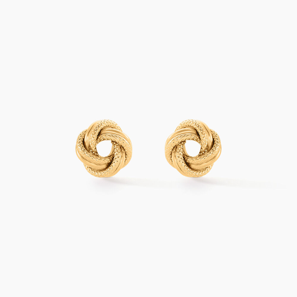 Boucles D'oreilles Puces Nils Or Jaune - Puces Femme | Marc Orian
