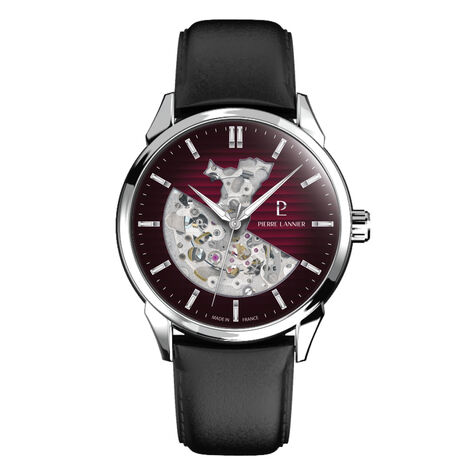Montre Pierre Lannier Monarck Bordeaux - Montres automatiques Homme | Marc Orian