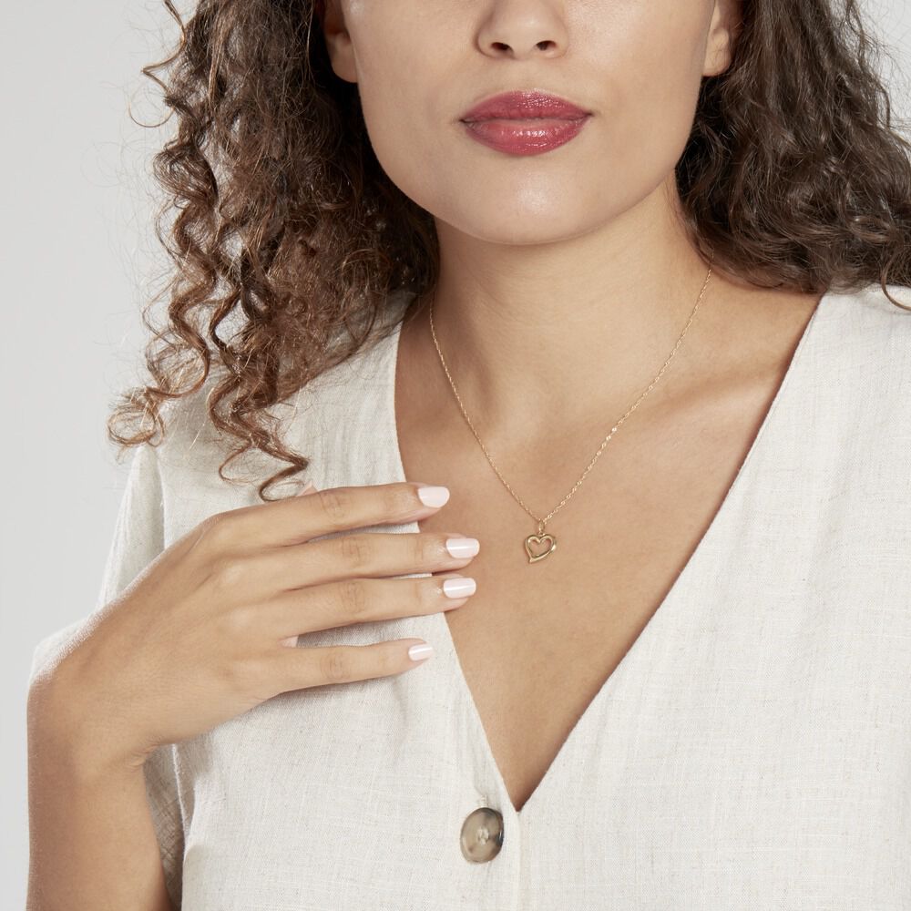 Pendentif Eudocie Coeur Bombe Or Jaune - Pendentifs Femme | Marc Orian