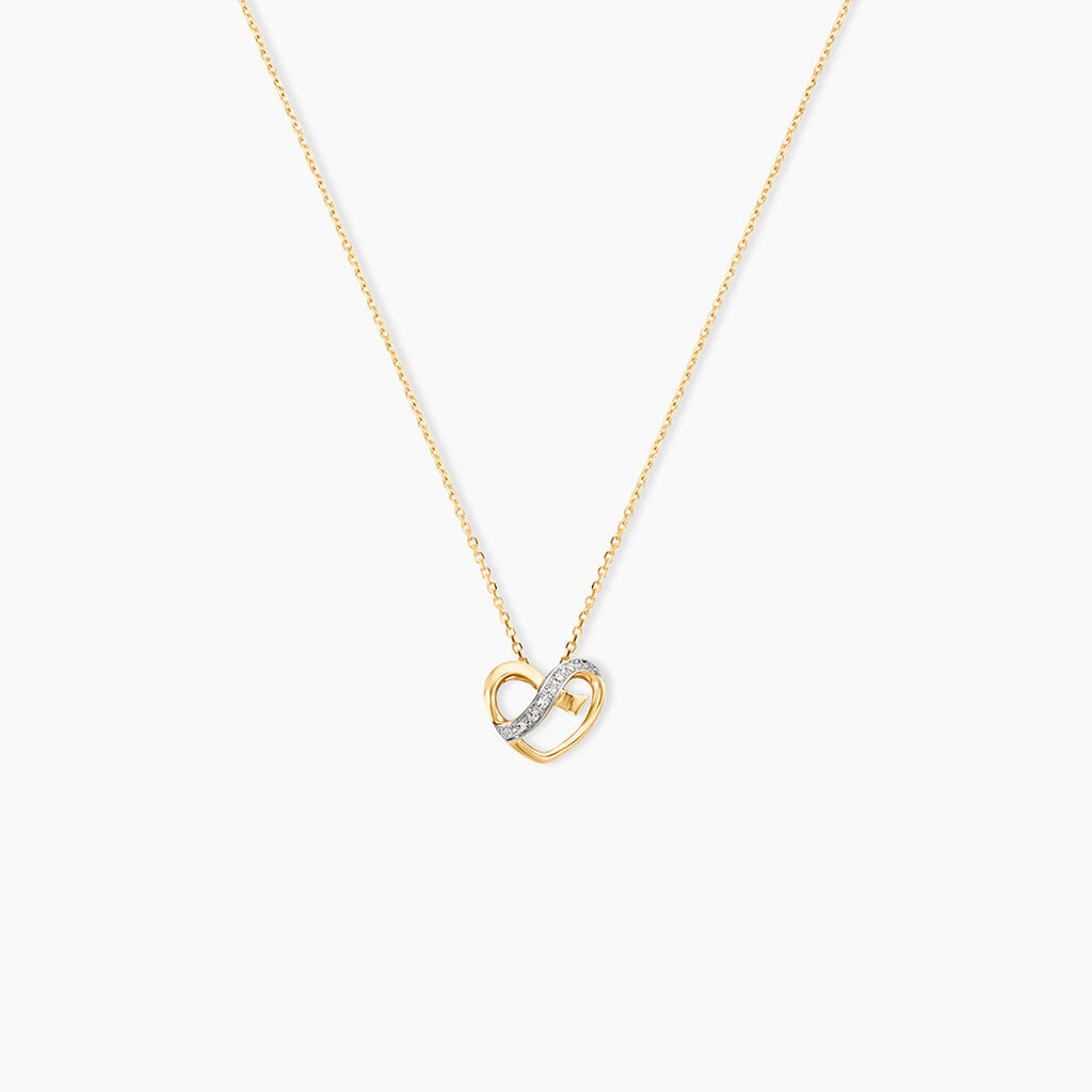 Collier Juliane Or Jaune Diamant - Colliers avec pierres Femme | Marc Orian