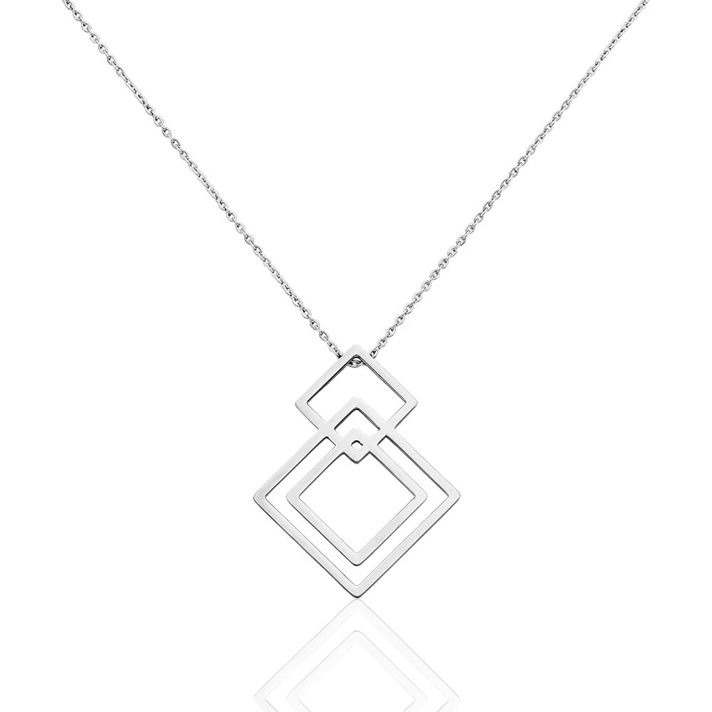 Collier Violetka Acier Blanc - Colliers fantaisie Femme | Marc Orian