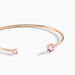 Bracelet Jonc Domitille Argent Rose Oxyde De Zirconium - Bracelets joncs Femme | Marc Orian