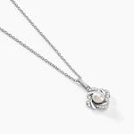 Collier Laetoria Argent Blanc Perle De Culture Oxyde De Zirconium - Colliers avec pierres Femme | Marc Orian