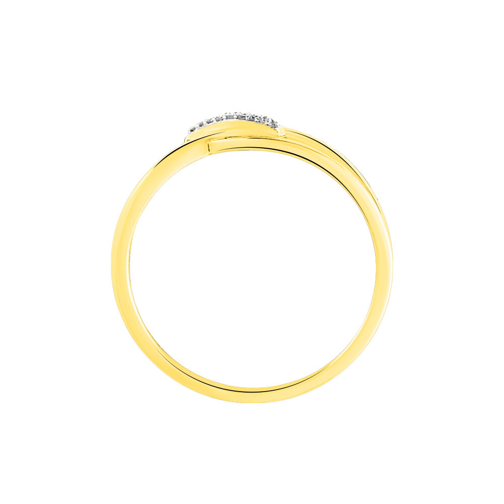 Bague Madelle Or Jaune Diamant - Bagues pierres précieuses Femme | Marc Orian