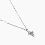 Collier Georgie Argent Blanc Oxyde De Zirconium - Colliers avec pierres Femme | Marc Orian