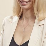 Pendentif Pio Argent Blanc - Bijoux fantaisie Famille | Marc Orian