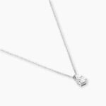 Collier Alexandra Or Blanc Diamant - Colliers solitaires Femme | Marc Orian