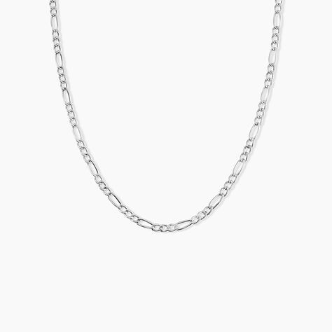 Cha&icirc;ne Cameo Maille Alternee 1/3 Or Blanc - Chaines Femme | Marc Orian