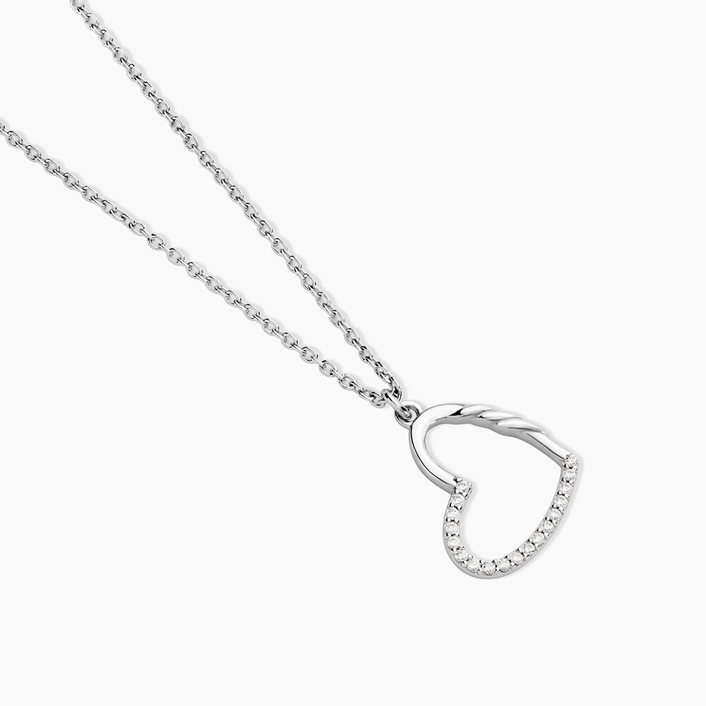 Collier Phila Argent Blanc Oxyde De Zirconium - Colliers avec pierres Femme | Marc Orian