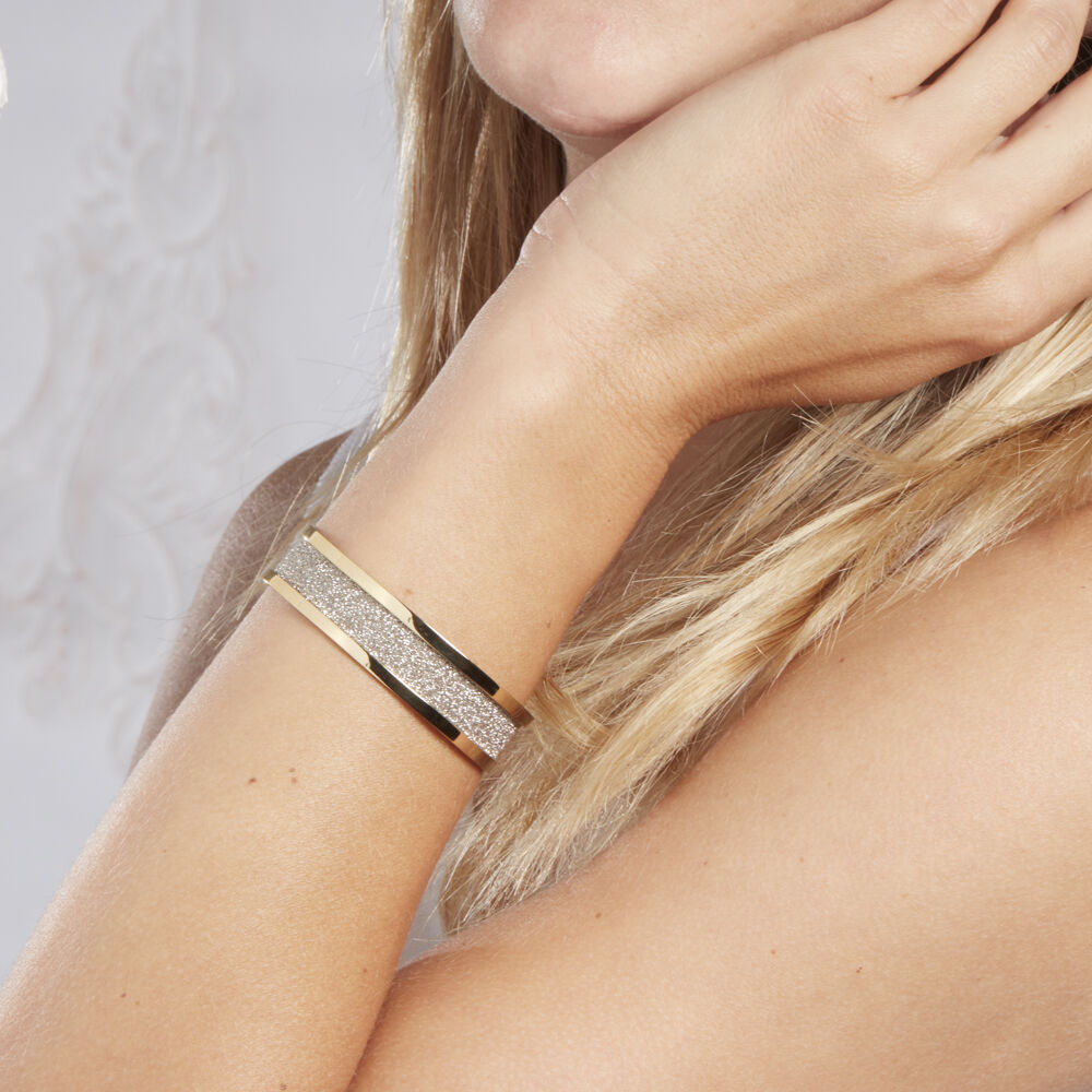 Bracelet Jonc Guila Acier Jaune - Bracelets joncs Femme | Marc Orian
