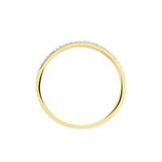 Alliance Or Jaune Adah Diamants - Bagues pierres pr&eacute;cieuses Femme | Marc Orian