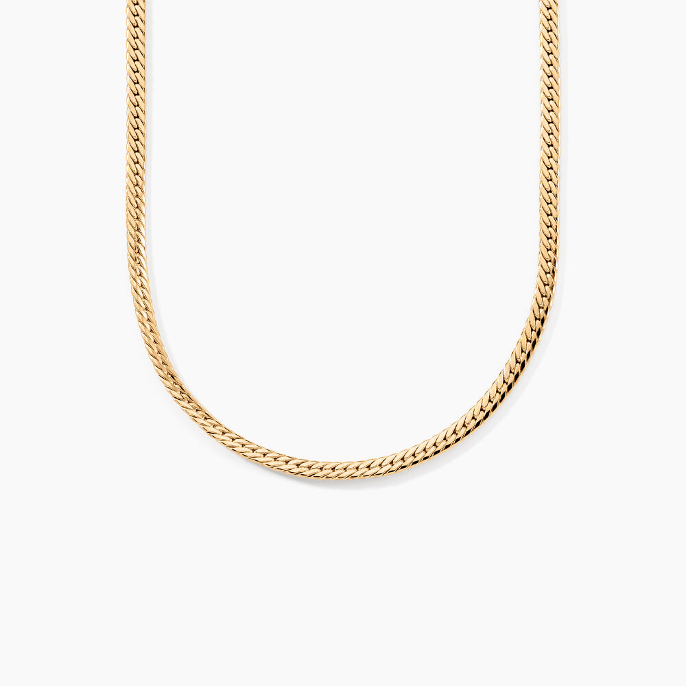 Collier Doline Maille Anglaise Or Jaune - Chaines Femme | Marc Orian