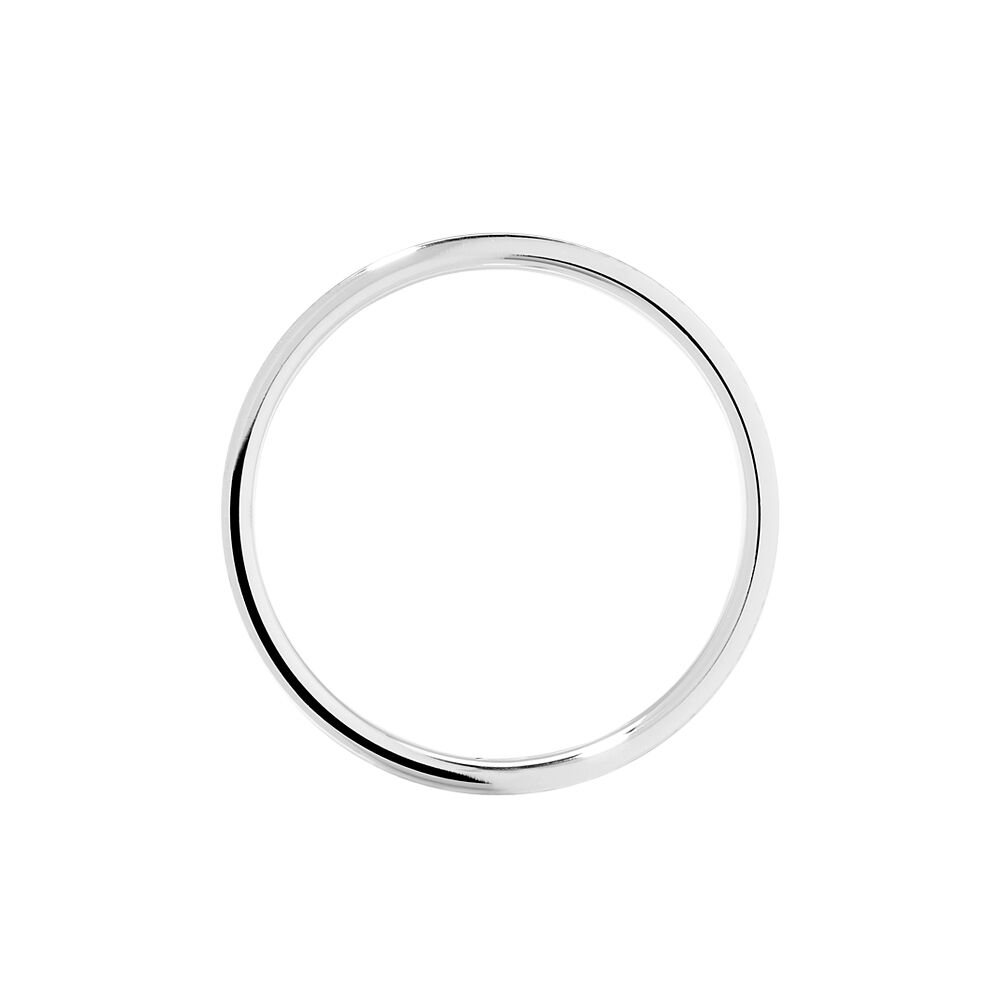 Alliance Ruban Or Blanc - Alliances personnalis&eacute;es Famille | Marc Orian