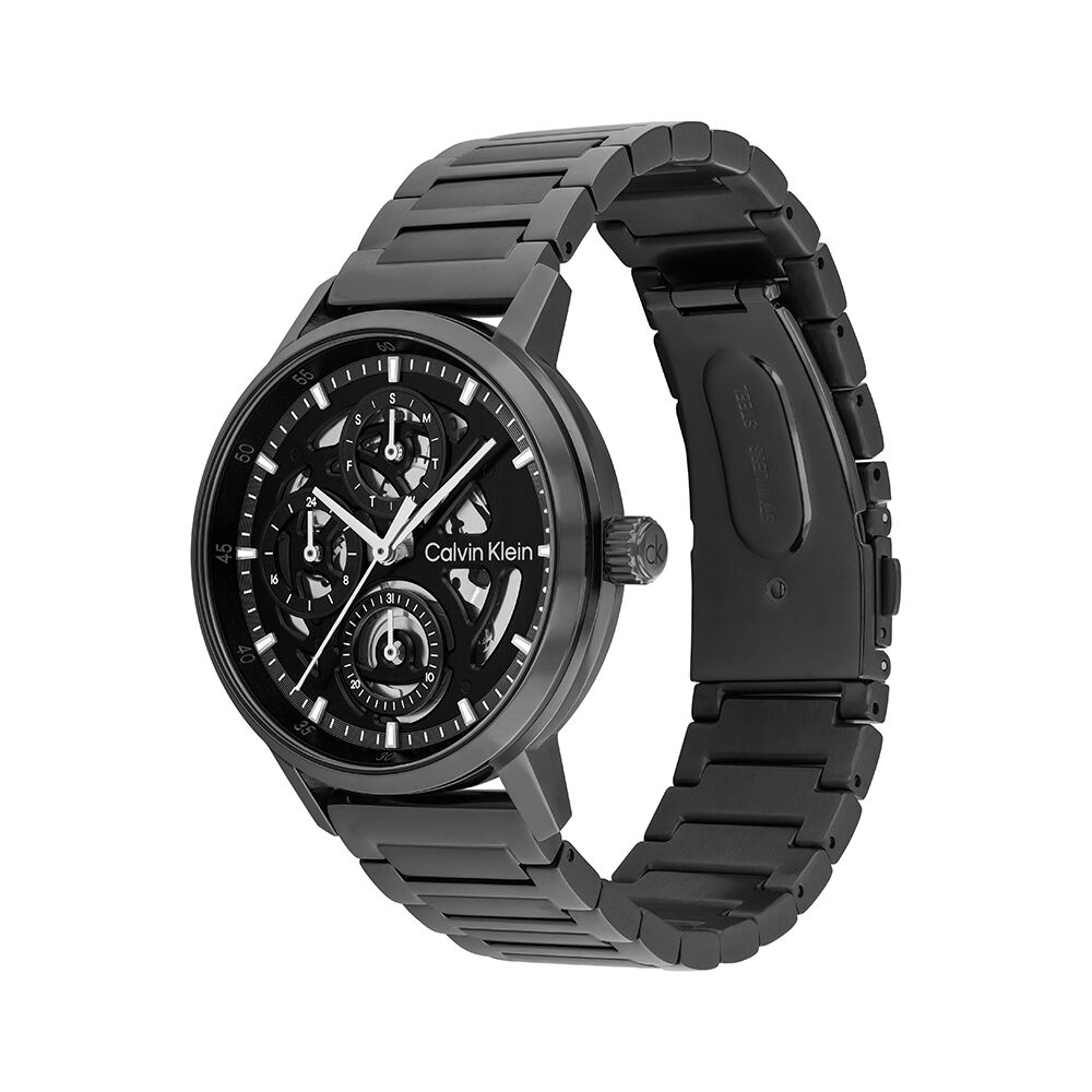 Montre Calvin Klein Gauge Multifonctions Noir - Montres &eacute;tanches Homme | Marc Orian