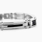 Bracelet Jourdan Acier Blanc - Bracelets cha&icirc;nes Homme | Marc Orian