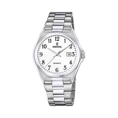 Montre Festina Classics 40 Blanc - Montres &eacute;tanches Homme | Marc Orian