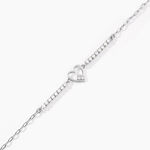 Bracelet Syliana Argent Blanc Oxyde De Zirconium - Bracelets fantaisie Femme | Marc Orian