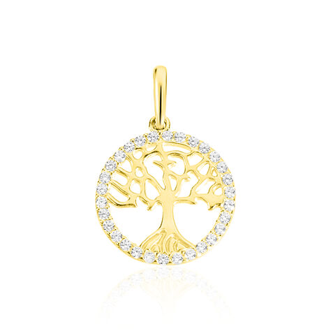 Pendentif Salvy Or Jaune Oxyde De Zirconium - Pendentifs Femme | Marc Orian