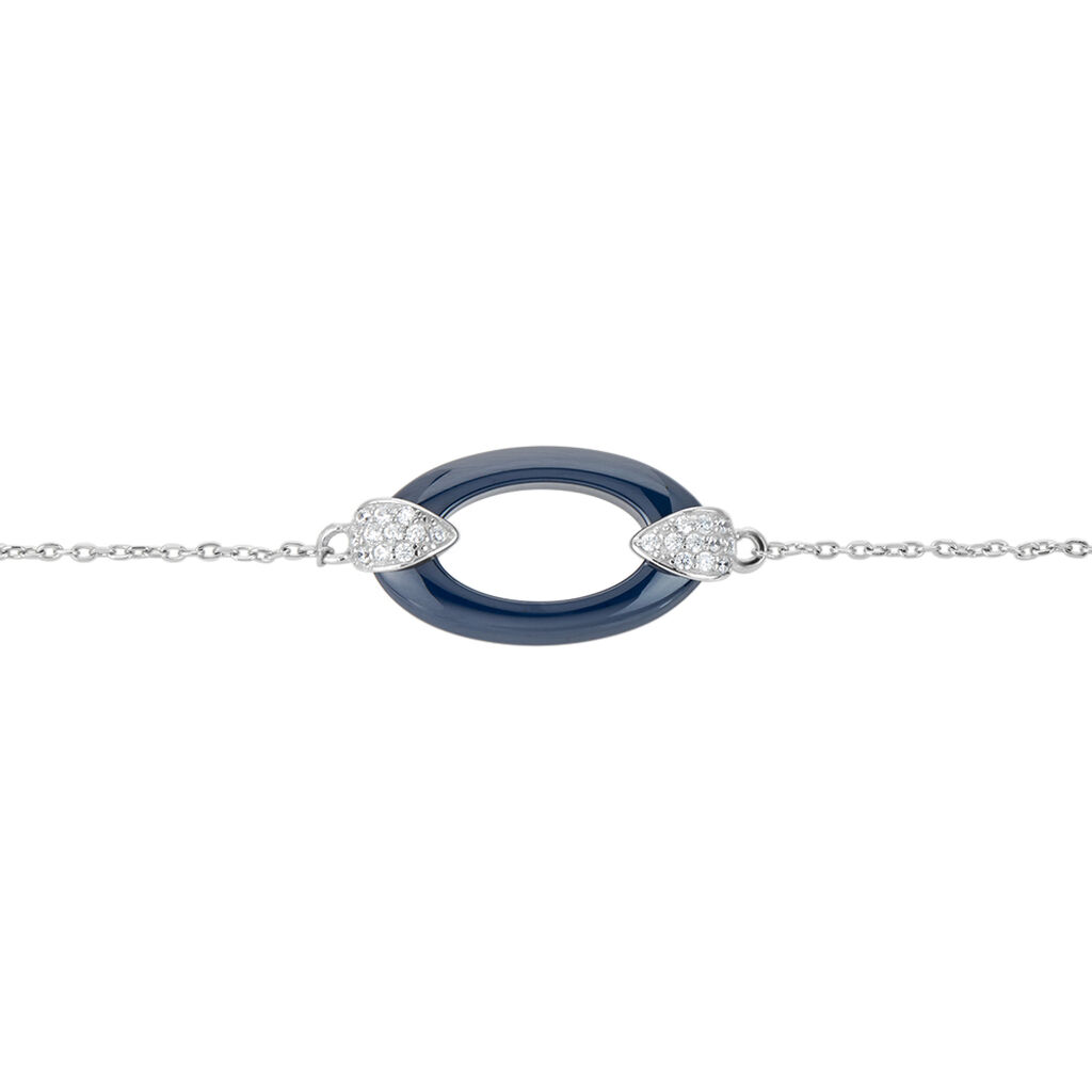 Bracelet Peer Argent Blanc Oxyde De Zirconium - Bracelets chaînes Femme | Marc Orian