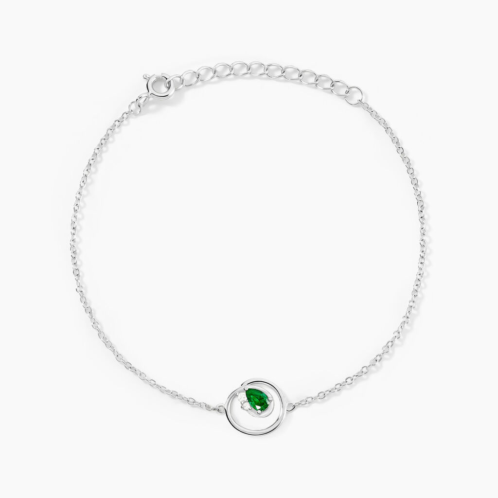Bracelet Romea Argent Blanc Oxyde De Zirconium - Bracelets chaînes Femme | Marc Orian