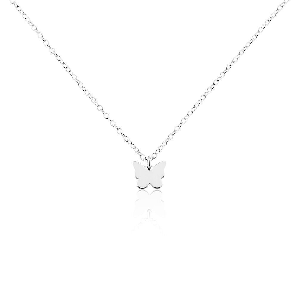 Collier Papilio Argent Blanc - Colliers ras du cou Femme | Marc Orian
