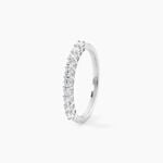 Alliance 1290 Or Blanc Diamant - Alliances duo Femme | Marc Orian