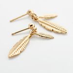 Boucles D'oreilles Pendantes Plaqu&eacute; Or Kai - Pendantes Femme | Marc Orian