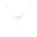 Collier Double Coeur Satines Or Bicolore - Colliers Femme | Marc Orian