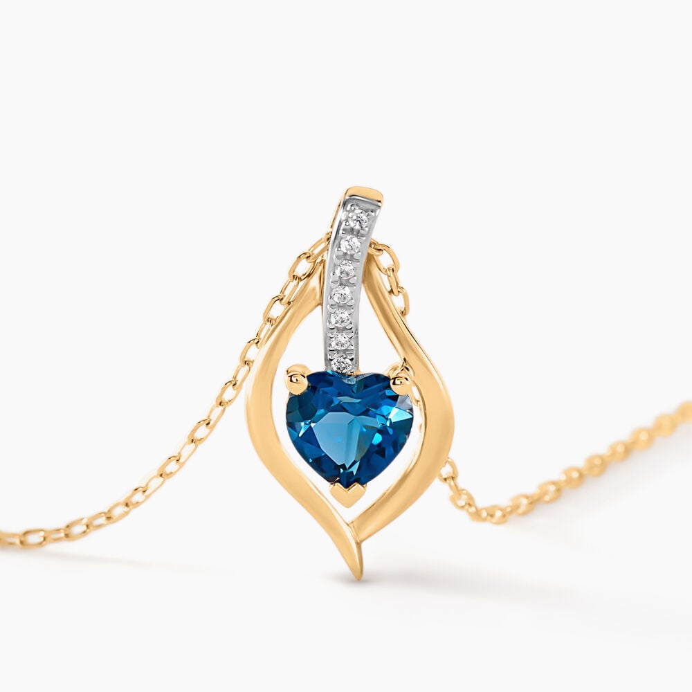 Collier Silucia Or Jaune Topaze Oxyde De Zirconium - Colliers avec pierres Femme | Marc Orian