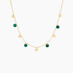 Collier Epurea Or Jaune Malachite - Colliers avec pierres Femme | Marc Orian
