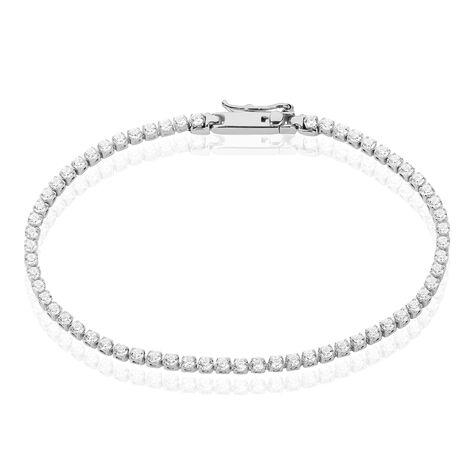 Bracelet Charline Or Blanc Oxyde De Zirconium - Bracelets chaînes Femme | Marc Orian