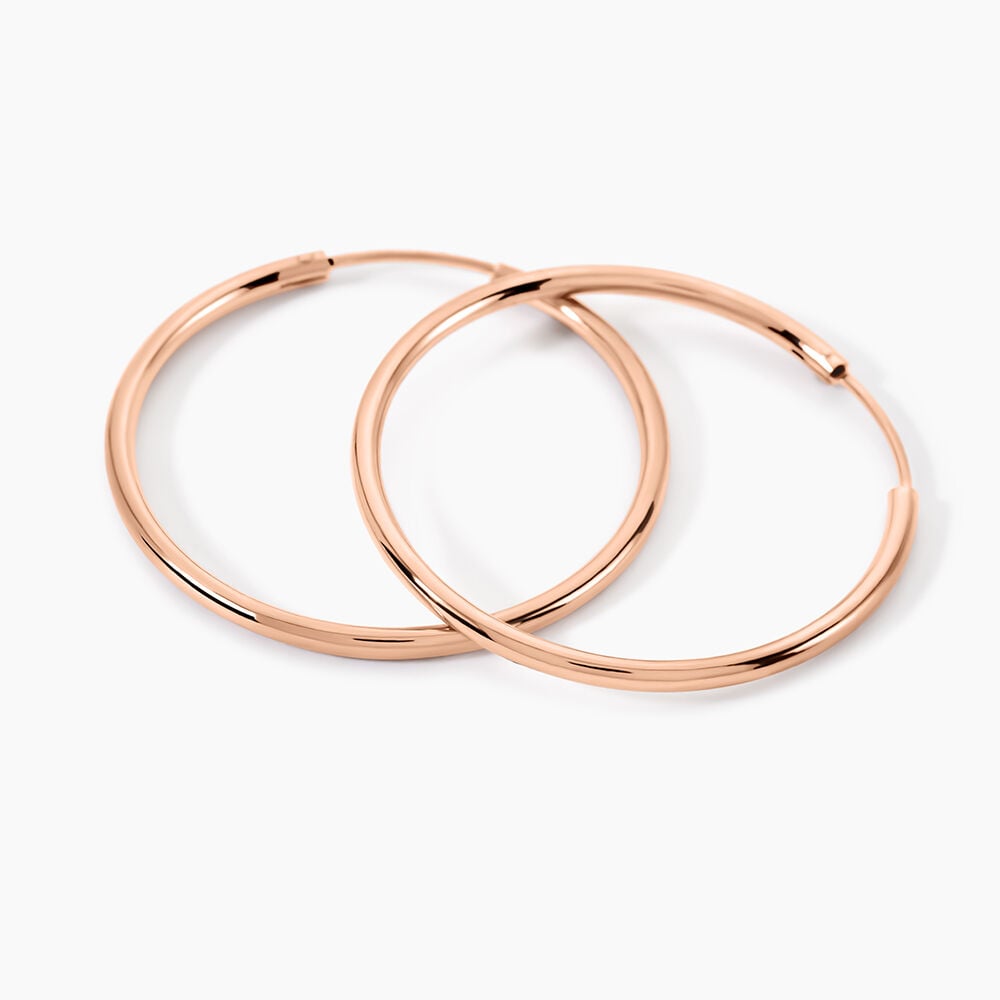 Cr&eacute;oles Argent Rose Olympia - Cr&eacute;oles Femme | Marc Orian