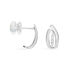 Boucles D'oreilles Puces Aelis Or Blanc Diamant - Puces Femme | Marc Orian
