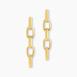 Boucles D'oreilles Pendantes Auray Acier Jaune - Pendantes Femme | Marc Orian