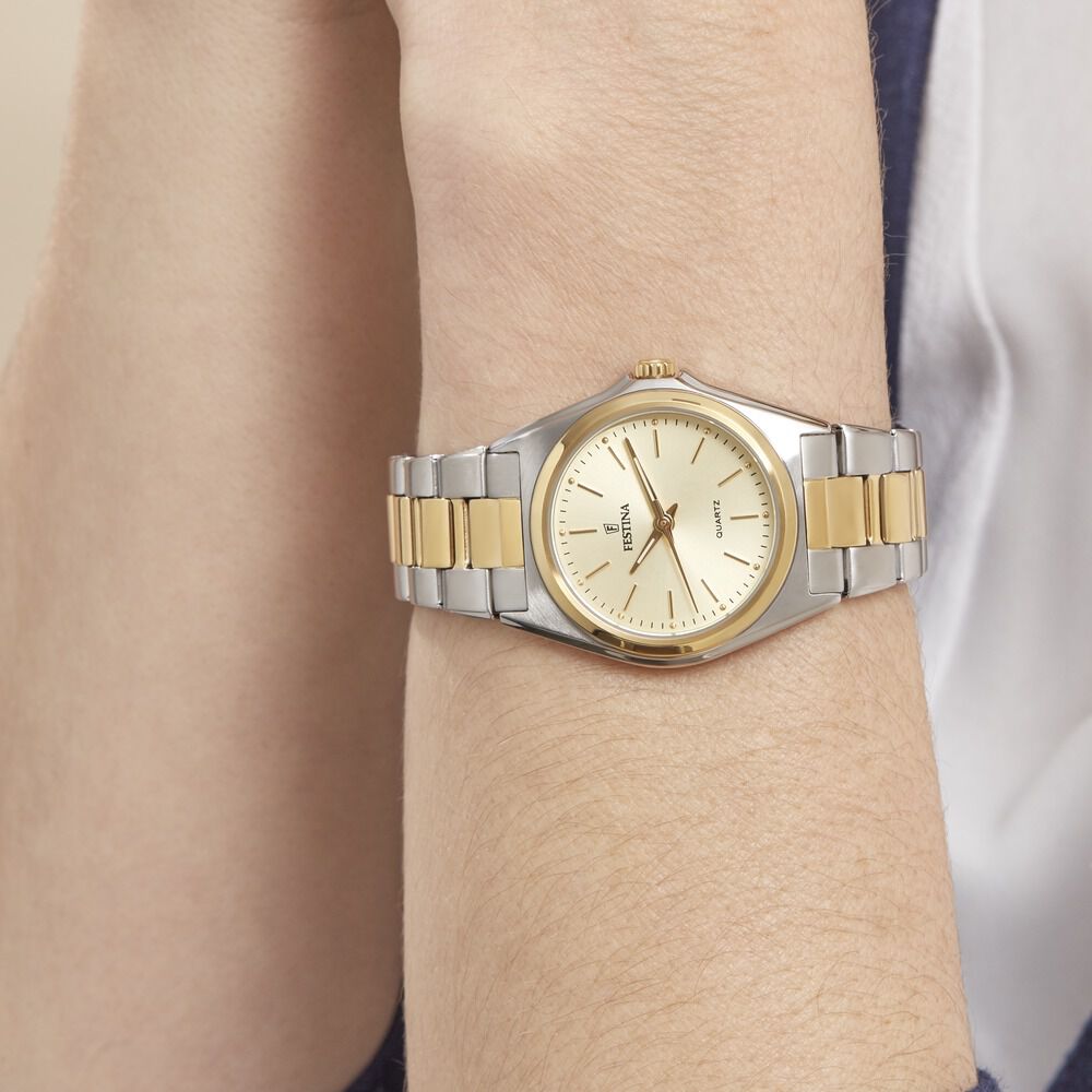 Montre Festina Classics Doré - Montres classiques Femme | Marc Orian
