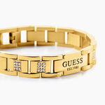 Bracelet Guess Frontiers Acier Jaune Oxyde De Zirconium - Bracelets cha&icirc;nes Homme | Marc Orian