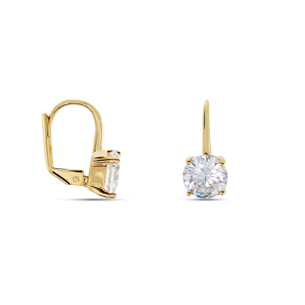 Boucles D'oreilles Pendantes Fippe Oxydes De Zirconium - Pendantes Femme | Marc Orian