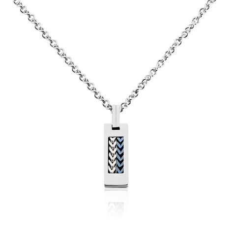 Collier Jourdan Australis Acier Blanc - Colliers Homme | Marc Orian