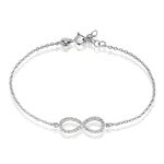Bracelet Argent Blanc Rowan Oxyde De Zirconium - Bracelets fantaisie Femme | Marc Orian