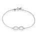 Bracelet Argent Blanc Rowan Oxyde De Zirconium - Bracelets chaînes Femme | Marc Orian
