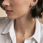 Bijou D'oreille Unitaire Kaori Argent Blanc - Piercings d'oreilles Femme | Marc Orian