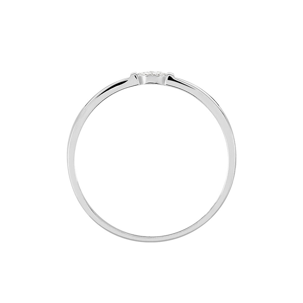 Bague Daliane Or Blanc Diamant - Bagues pierres précieuses Femme | Marc Orian