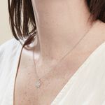 Collier Sitara Argent Blanc - Colliers fantaisie Femme | Marc Orian