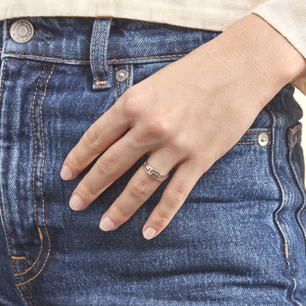Bague Sidgy Argent Blanc - Bagues Femme | Marc Orian