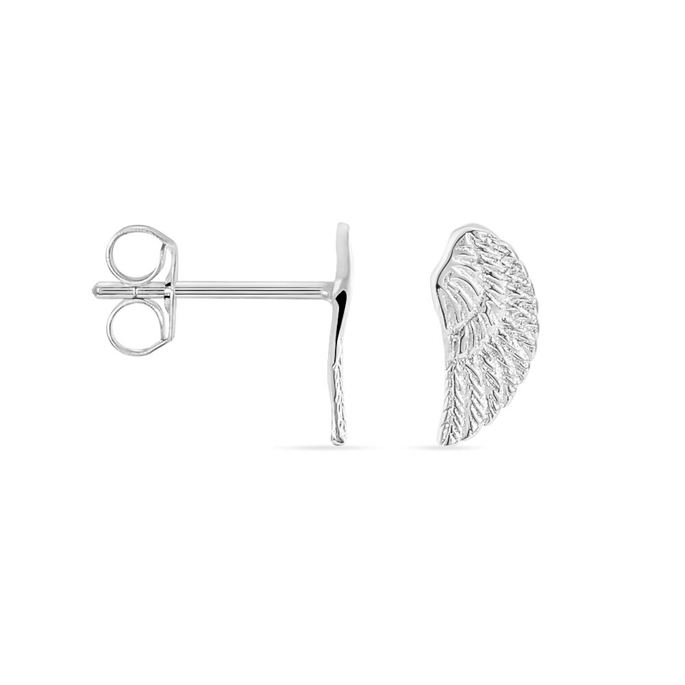 Boucles D'oreilles Puces Keily Argent Blanc - Puces Femme | Marc Orian
