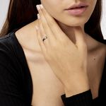 Alliance Alexyne Argent Blanc - Alliances duo Famille | Marc Orian