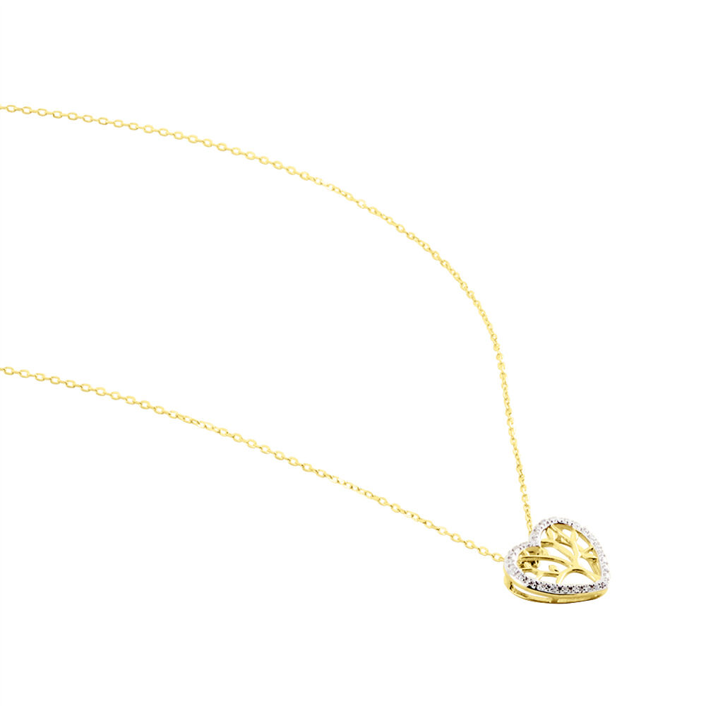 Collier Or Jaune Douglasa Diamants - Colliers avec pierres Femme | Marc Orian